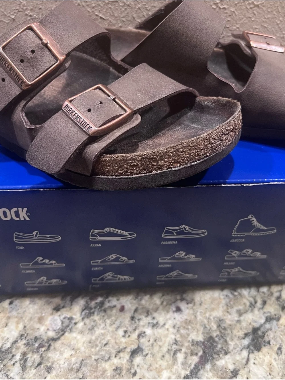 Birkenstock Arizona Birkibuc in Mocha